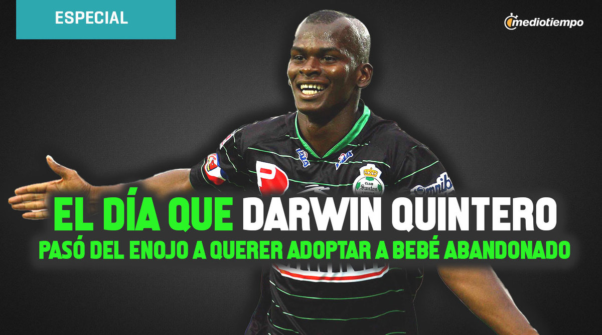 El día que Darwin Quintero pasó del enojo a querer adoptar a bebé abandonado