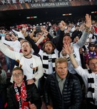 Aficionados del Eintracht Frankfurt. (Reuters)