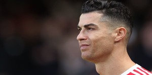 CR7 en un duelo de Premier League. (Reuters)