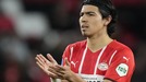 Erick Gutiérrez en un partido de la Eredivisie con el PSV. (Cortesía)