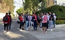 Los fanáticos se molestaron porque los jugadores no les dieron la cara.