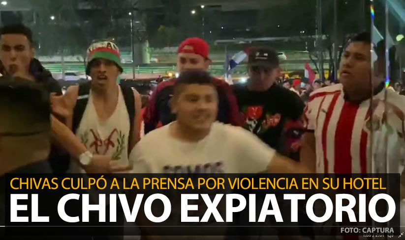 Chivas condena agresiones de aficionados tras violencia en su hotel