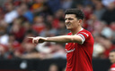 Maguire en un duelo de Premier League. (Reuters)