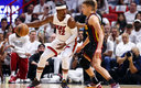 Jimmy Butler anotó 21 puntos en el triunfo del Miami Heat. (AFP)