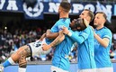 Napoli perdió la oportunidad de pelear en la cima de la Serie A. Foto: AFP