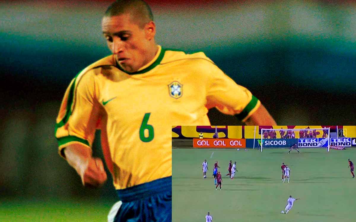 El GOLAZO en Brasil que hizo recordar a Roberto Carlos | VIDEO| Mediotiempo