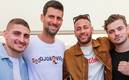 Verratti, Djokovic, Neymar y Martin Garrix convivieron en Montecarlo (Twitter)
