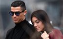 Cristiano Ronaldo y su esposa Georgina Rodríguez. (FOTO: AFP)