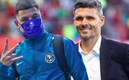 Richard Sánchez y Fernando Ortiz, jugador y entrenador de América, respectivamente. (Imago7)