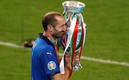 Giorgio Chiellini fue el capitán de la Italia campeona de la Eurocopa 2020. FOTO: REUTERS.