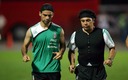 Rafa y Hugo en uno de los entrenamientos del Tri en la Copa América de 2007. (Mexsport)