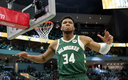 Giannis Antetokounmpo, figura de Bucks (AFP)
