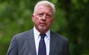 Boris Becker, al salir de una Corte en Londres, Inglaterra / AFP