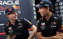 Max Verstappen y Checo Pérez, coequiperos en Red Bull desde el 2021. (Reuters)