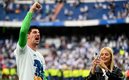 Courtois festejando el campeonato del Real Madrid. (FOTO: AFP)