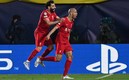 Fabinho anotó para el Liverpool el primer gol en la Semifinal de Vuelta. (AFP)