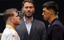 Canelo Álvarez y Dmitry Bivol pelearán en las 175 libras por el Campeonato Mundial AMB. (AFP)