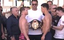 Canelo Álvarez y Dmitry Bivol se vieron las caras por última vez antes de subir al ring.