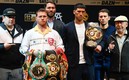 Canelo y  Bivol darán frente hoy a la báscula. FOTO: AFP.