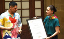 El reconocimiento a Grupo Firme. (FOTO: Milenio)