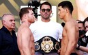 Canelo y Bivol, en el cara a cara, tras el pesaje / @DAZNBoxing