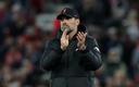 Klopp en el partido contra el Tottenham que los Reds empataron 1-1. (Reuters)