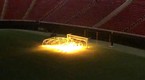 Los trabajos al pasto del Estadio Akron / Juan Manuel Figuero