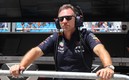 Christian Horner en el pit wall de Miami. Foto: Reuters