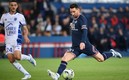 Messi frente al Troyes con el PSG en la Ligue 1. Foto: AFP