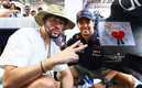 Bad Bunny fue el gran invitado de Red Bull en el GP de Miami (AFP)