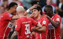 Erick Gutiérrez hizo el 2-0 para el PSV / AFP
