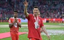 Lewandowski sumó un título más este fin de semana con el Bayern. FOTO: AFP.