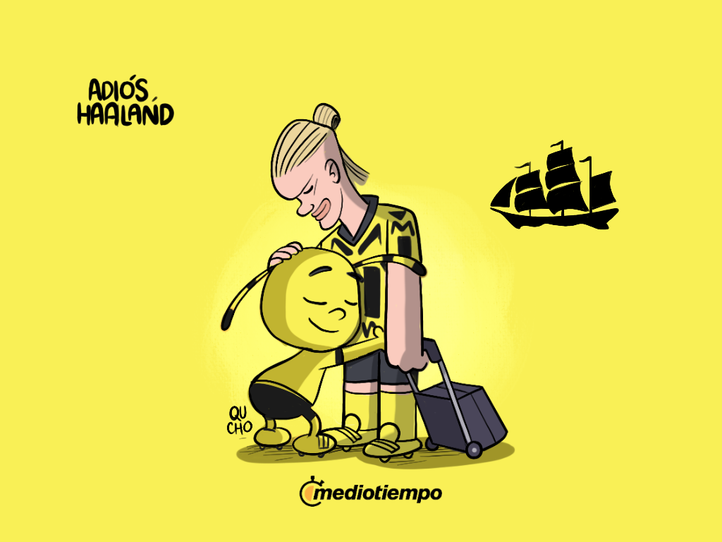 Erling Haaland fue despedido con aplausos  del Borussia Dortmund