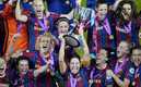 El FC Barcelona ganó la Women's Champions League en 2021 (Reuters)