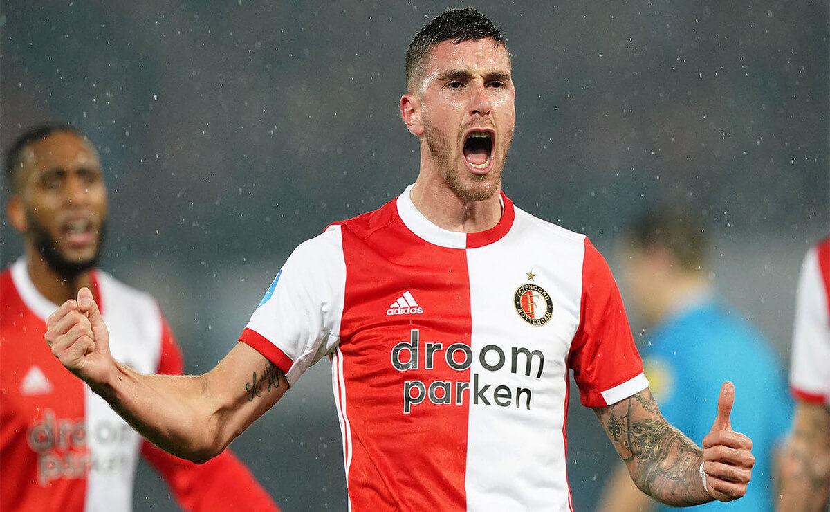 Marcos Senesi con el Feyenoord. Foto: AFP