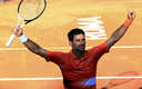Djokovic celebrando su victoria en Roma. (AFP)