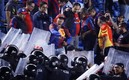 Afición del Atlante terminó molesta y se metieron con los árbitros. Foto: Imago7