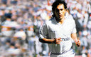 Hugo Sánchez en Real Madrid, donde se hizo leyenda. (Mexsport)