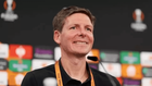 Oliver Glasner, director técnico de Frankfurt (AFP)