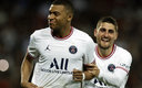 Kylian Mbappé y Marco Verratti, jugadores del PSG. (Reuters)