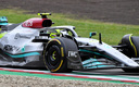 Hamilton en el GP de Emilia-Romagna. (Reuters)