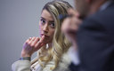 Amber Heard durante el juicio contra Johnny Deep (Reuters)