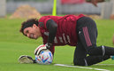 Ochoa en el entrenamiento del Tricolor. (Foto: @miseleccion)