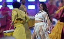 Camila Cabello se lució en el escenario / AFP