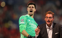 Courtois respondió a Faitelson en Twitter. (Fotos: Reuters e Imago7)
