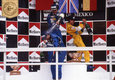 Schumacher compartió podio con Mansell y Patrese en México 1992. (Foto: Mexsport)
