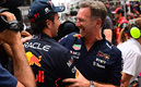 Christian Horner celebró continuidad de Horner. (Foto: AFP)