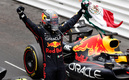 Cómo obtuvo Checo Pérez la bandera de México en Mónaco. (Foto: AFP)