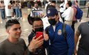 Alan Mozo en el aeropuerto de Guadalajara. (FOTO: Juan Manuel Figueroa)
