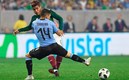 Lucas Torreira, jugador de Uruguay, en un amistoso contra México en 2018. (Mexsport)